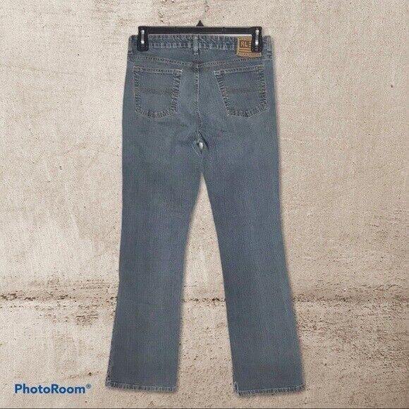 Polo Ralph Lauren Women's 10 Vintage Kelly Boot Cut Jeans 1990s Stretch Y2K - Picture 2 of 10